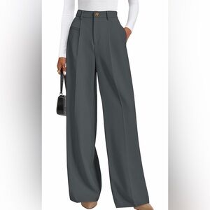 🆕Business Casual Flowy Work Palazzo Pants High Waisted Slacks Trousers